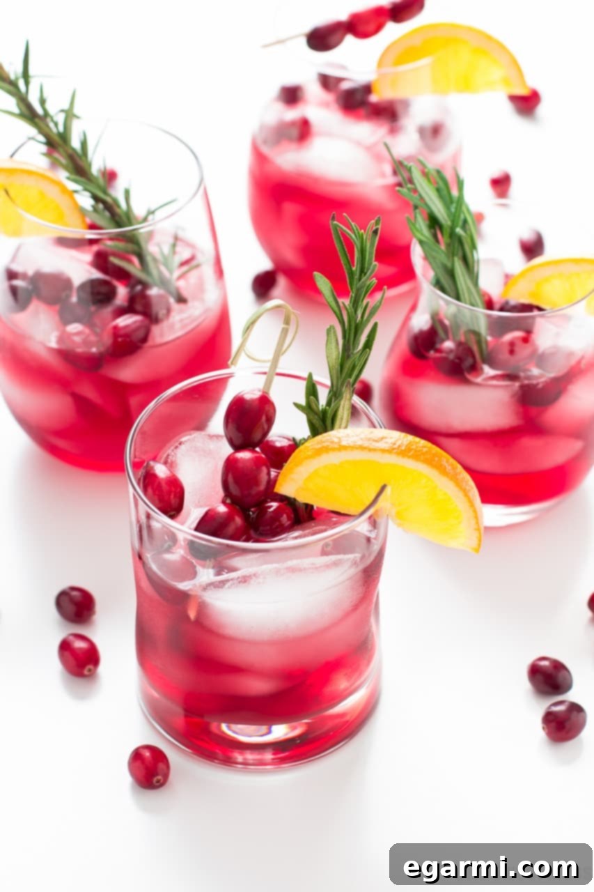 Cranberry-Orange Bourbon Smash