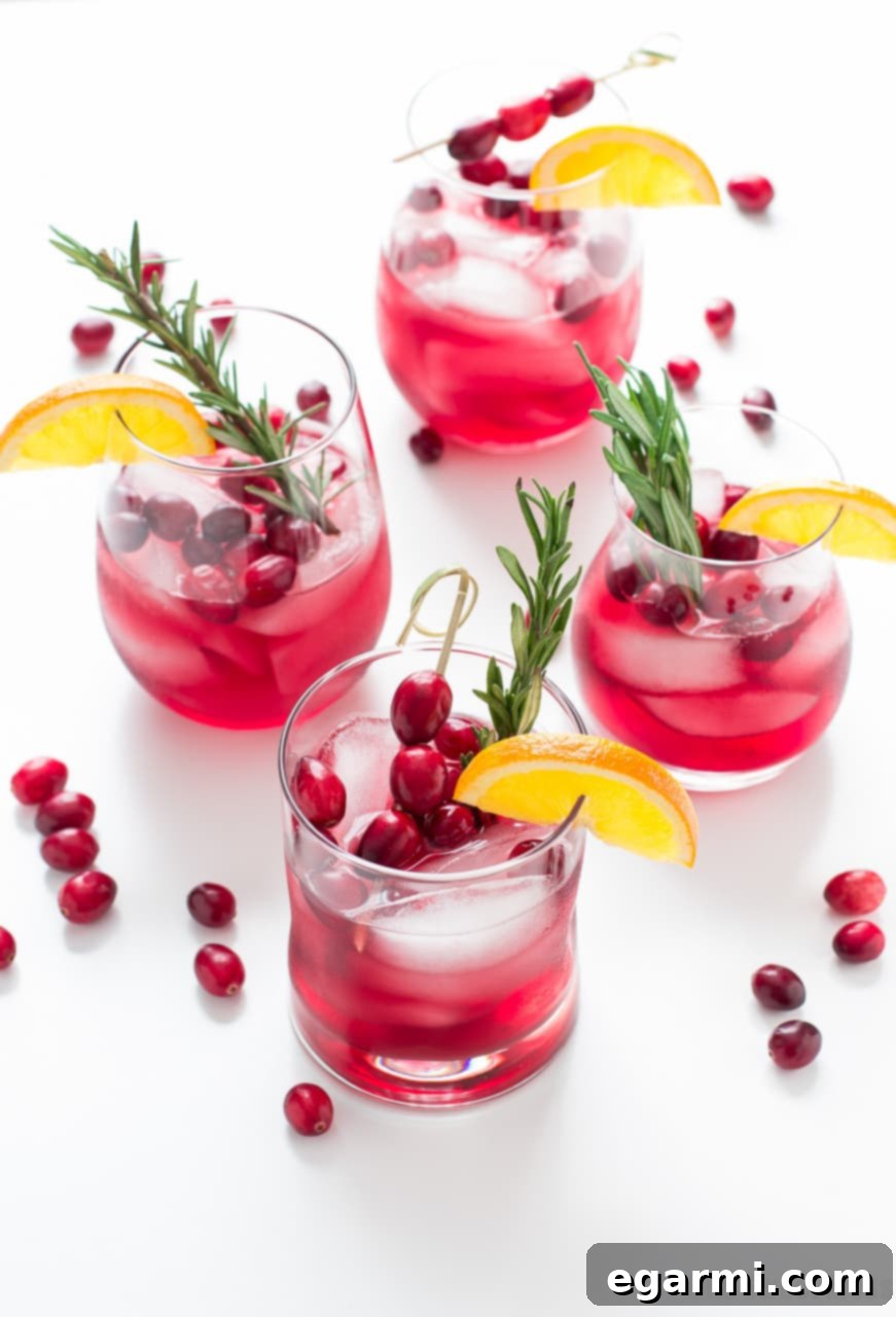 Cranberry-Orange Bourbon Smash